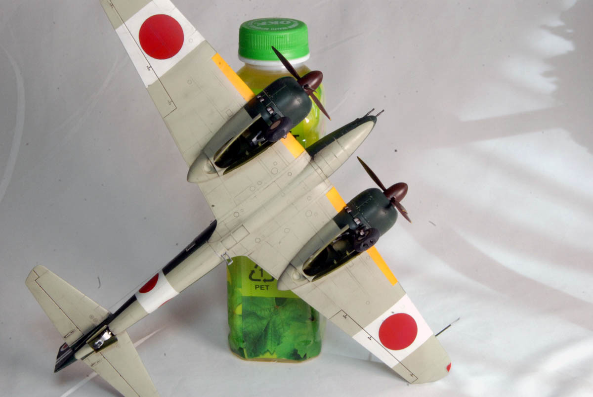 【atsudra工房完成品】1/48 百式司偵Ⅲ型防空戦闘機 第28戦隊第2飛行隊_画像6