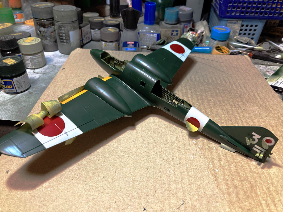 【atsudra工房完成品】1/48 百式司偵Ⅲ型防空戦闘機 第28戦隊第2飛行隊_画像7