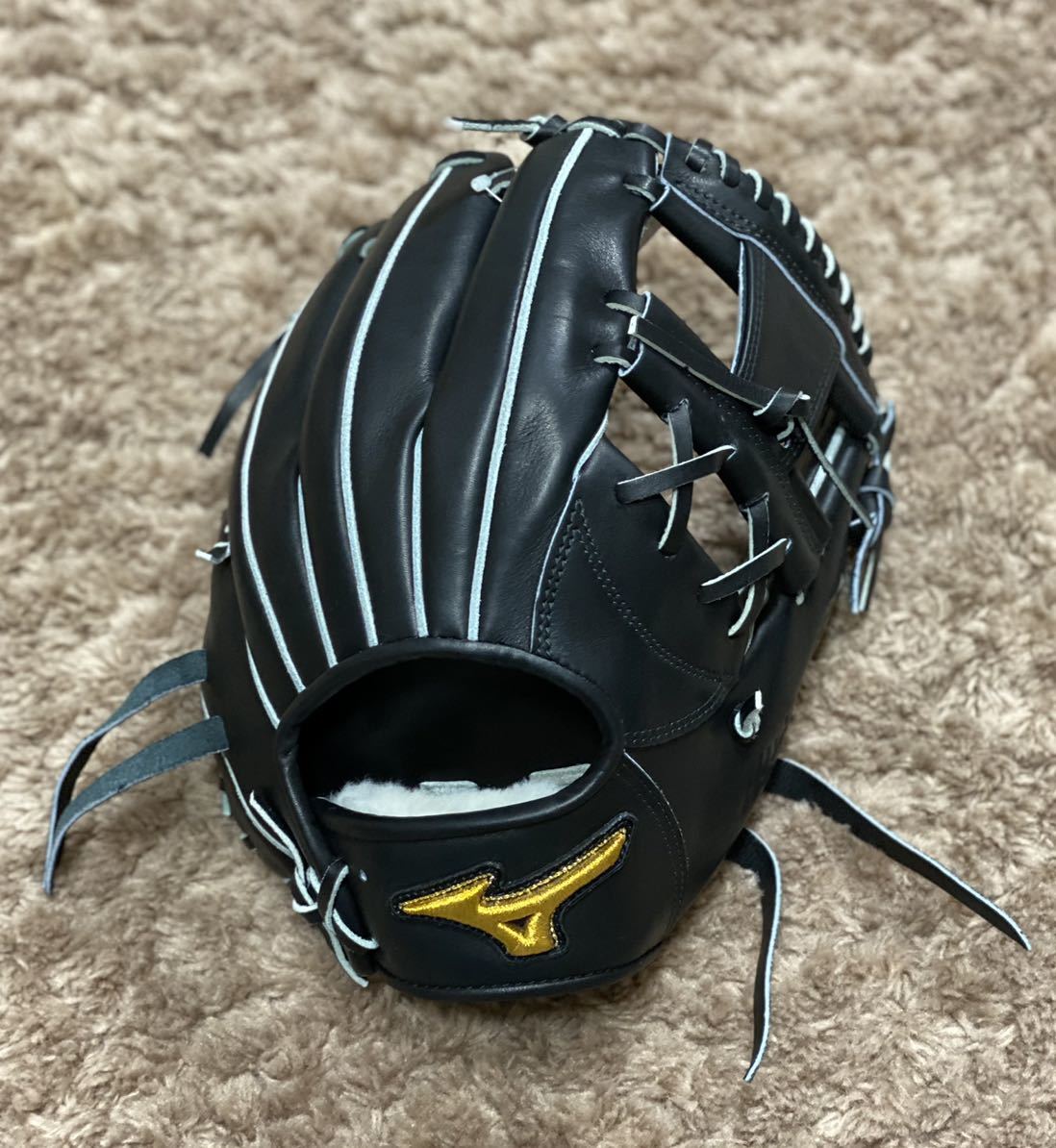 ミズノプロ 波賀クラフティッド 内野用 新品未使用 タグ付き グラブ袋