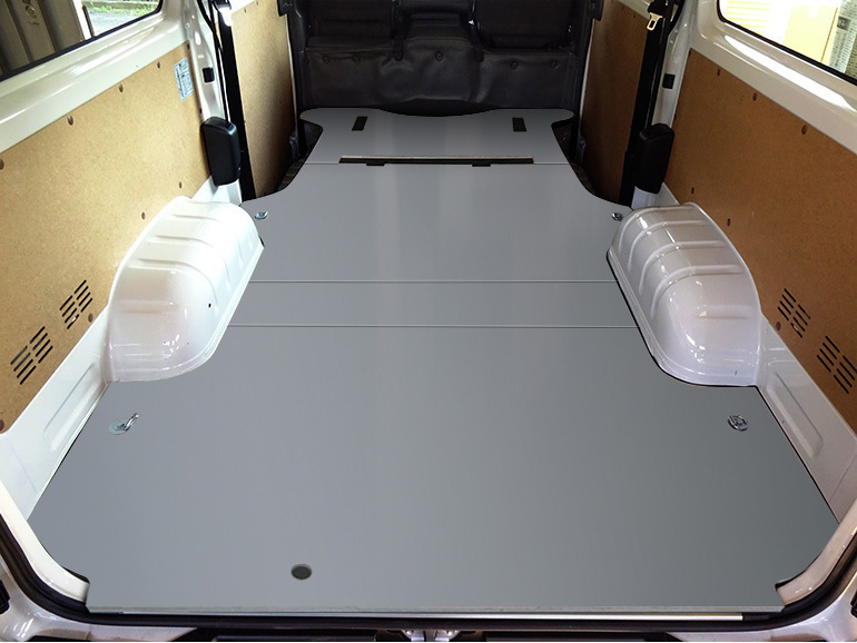 ハイエース フロアパネル S 200系 DX ワイドスーパーロング 車 内装 カスタム パーツ プロダックス (4) 無塗装(ステップ形状