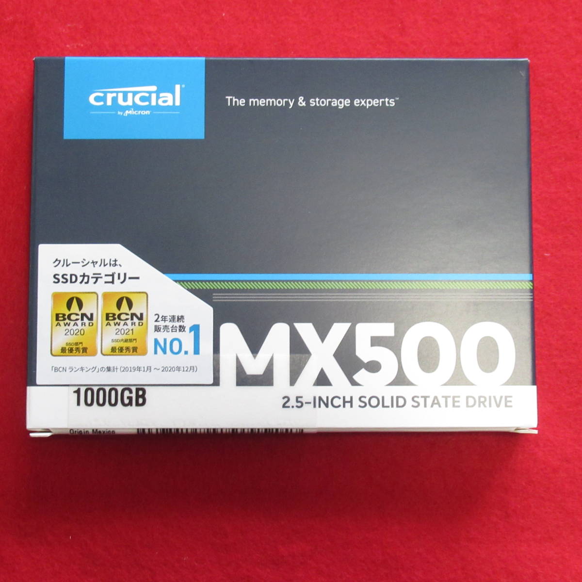 送料無料 Crucial 3D NAND TLC SATA 2.5inch SSD MX500 1TB ...