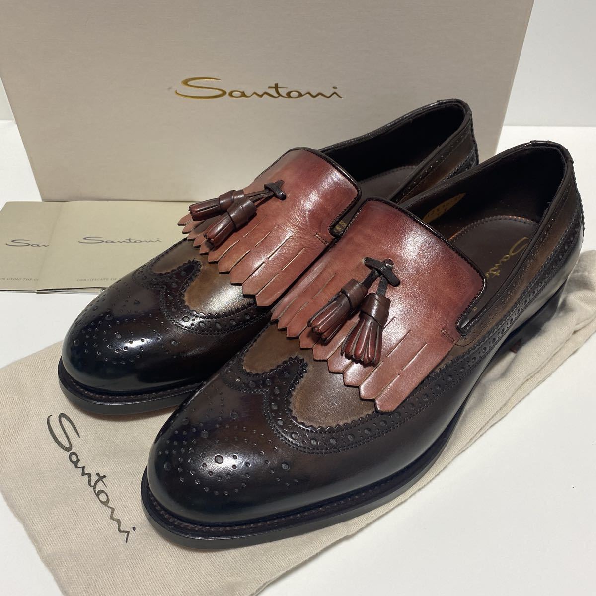 ☆定価217,800円☆新品☆送料無料☆Santoni(サントーニ)/サイズ10(約
