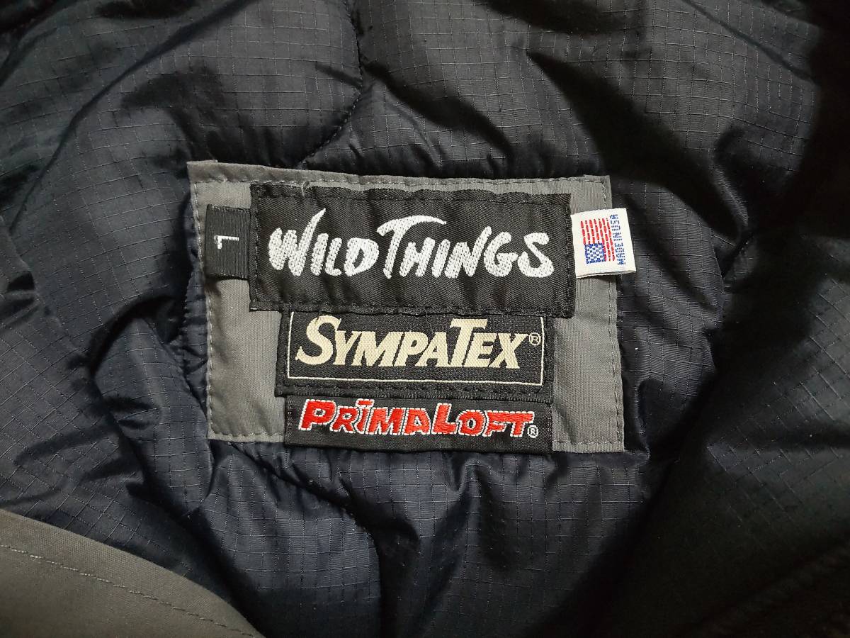 * old model US made Wild Things WILDTHINGS denali jacket DENALI JACKET *SYMPATEXsin Patek s use * two-tone color -