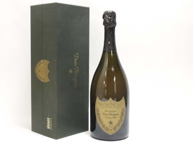 Dom Perignon ドン・ペリニヨン 白 1998年 750ml 箱/冊子付☆AY89041①