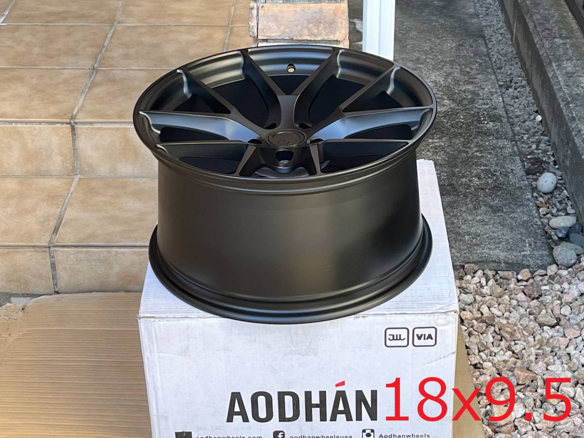 新品！Aodhan AFF7 18x9.5+35 5穴 PCD120 フローフォーミング製法 深リム Concave USDM_画像9