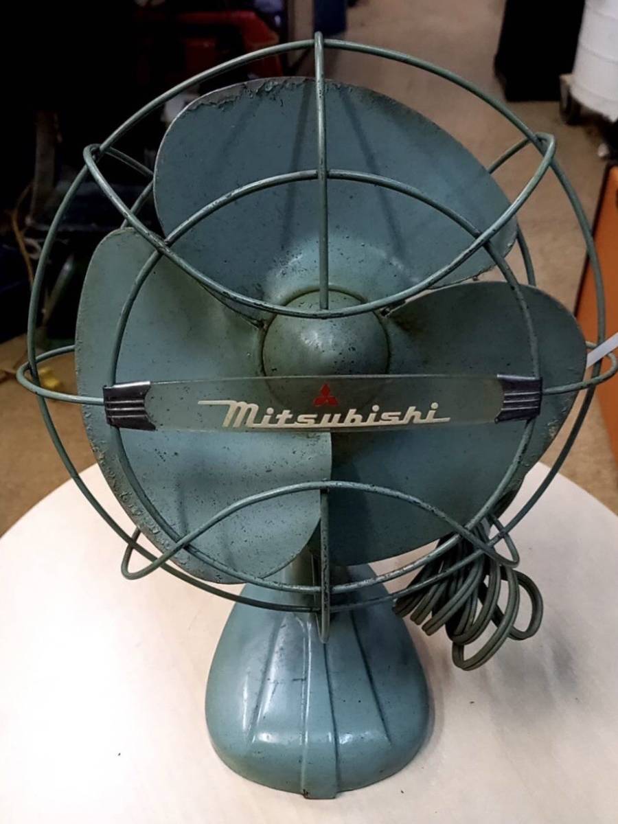 MITSUBISHI 三菱 扇風機 AC ELECTRIC FAN 昭和レトロ アンティーク