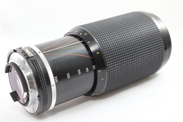 【極美品】 Nikon ニコン Ai-S AiS Zoom-NIKKOR 80-200mm F4 マニュアルフォーカス レンズ S/N211200 (V115162-2b)_画像9