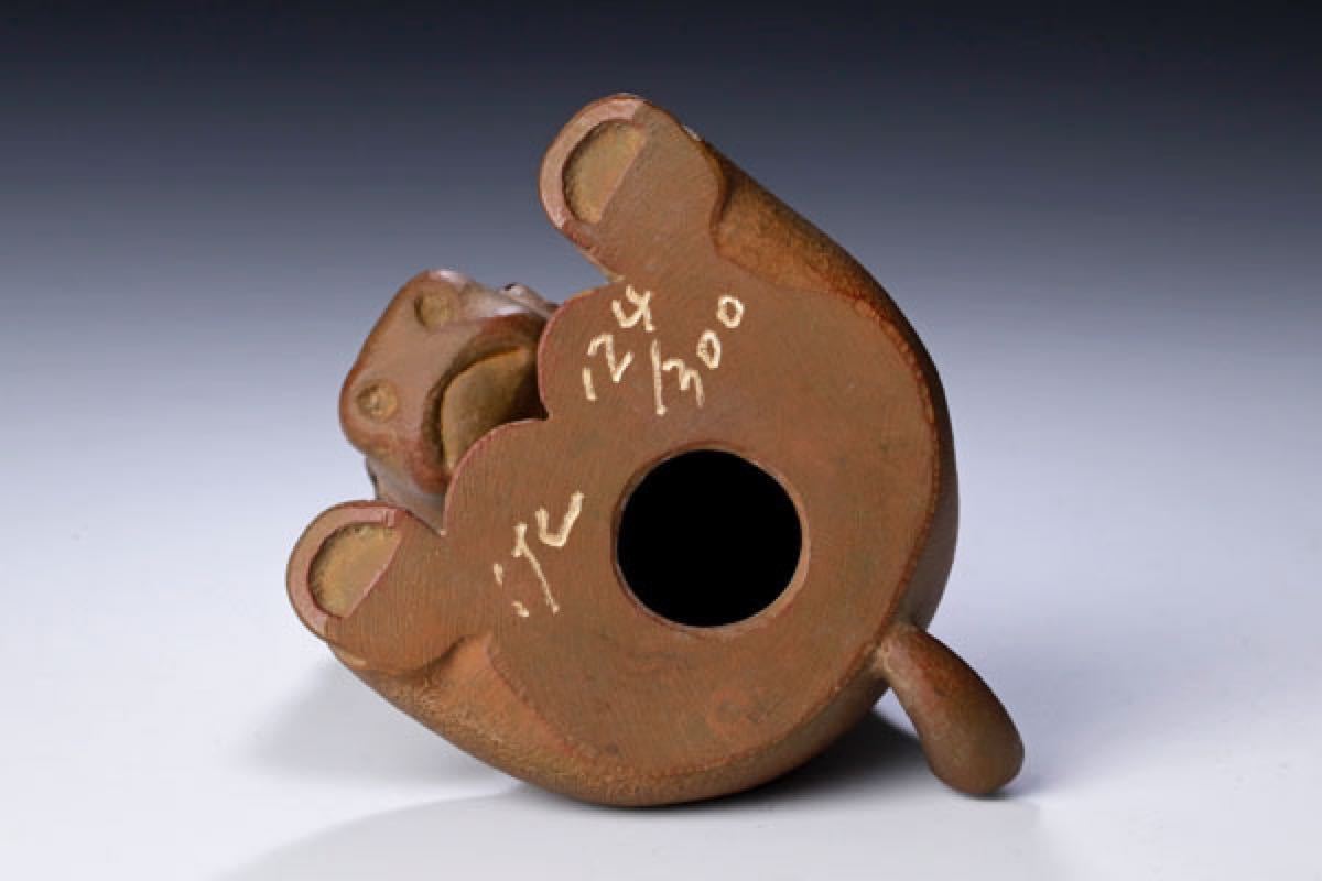 籔内佐斗司/2001年製作品/限定ブロンズ彫刻『駿吉』ED 124/300 籔内佐斗司/2001年製作品/限定ブロンズ彫刻『駿吉』ED 124/300
