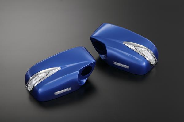 ZC6 BRZ LED ウインカーミラー 交換式 フットランプ付 [純正色02C/ポジ橙光] ウィンカー ドアミラー Type LS スバル_画像1