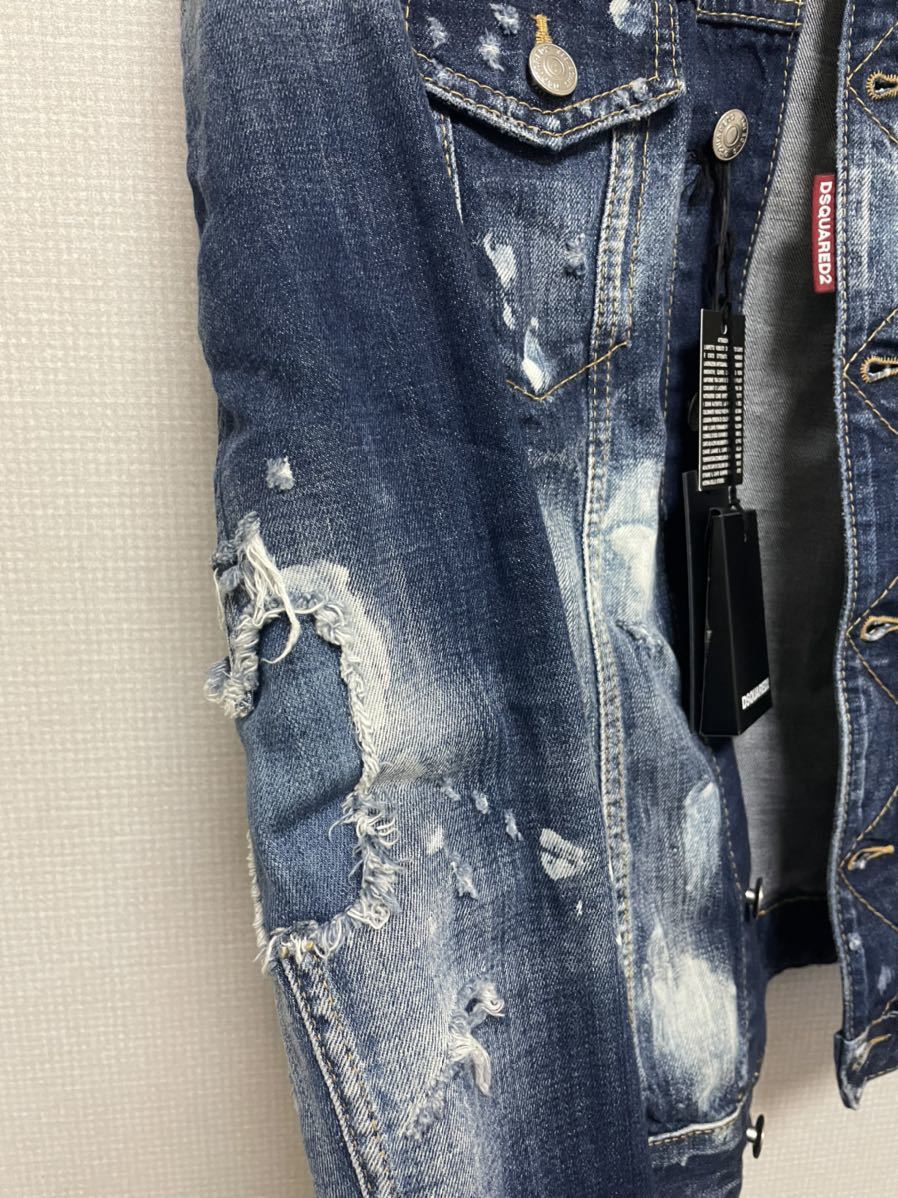 DSQUARED2 ディースクエアード Gジャン デニム ジャケット DSQUARED2 ディースクエアード Gジャン デニム ジャケット