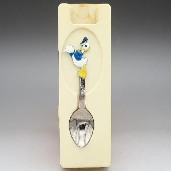  Disney Donald spoon coloring Fort company USA made 1960~1970 period metal made package entering 