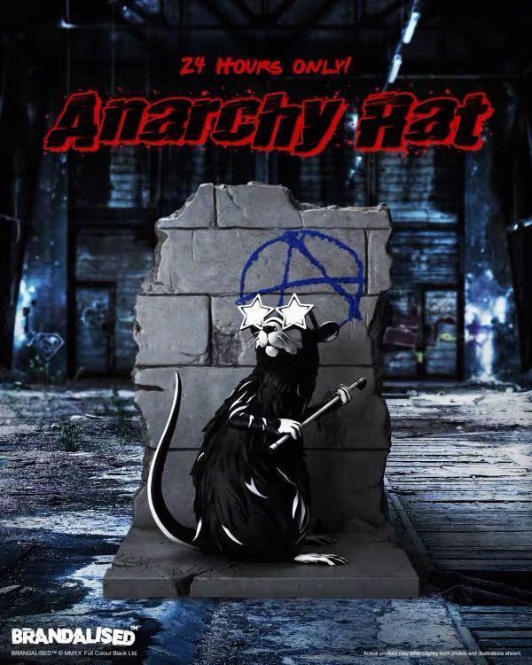 ANARCHY RAT 』MIGHTY JAXX 限定販売 正規品 バンクシー BANKSY