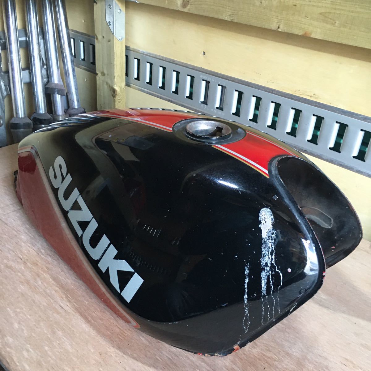 GSX400FS インパルス 純正タンク オリジナルペイント 当時物 www