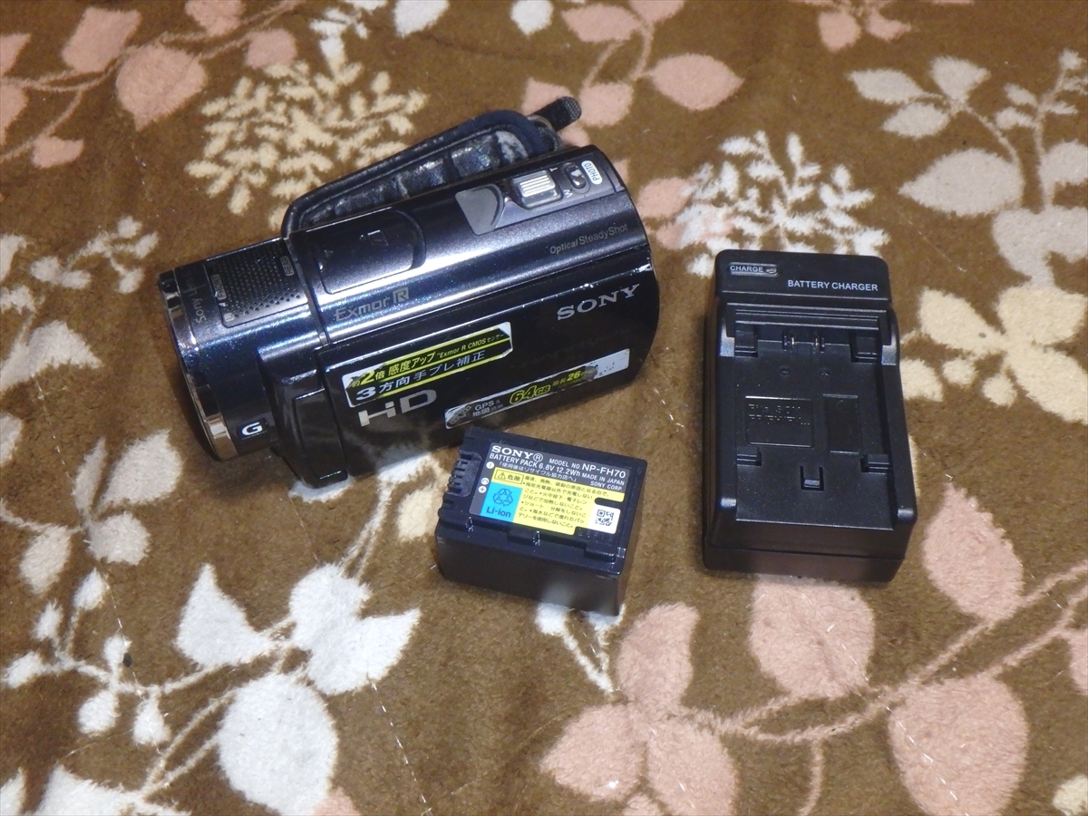 送料無料 SONY HDR-CX520 ハイビジョン ビデオカメラ ちょっと難