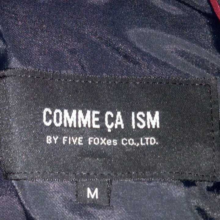 スーツ　レディース　ジャケット　スカート　COMME CA ISM Mサイズ　毛100%　裏地ポリエステル100%　スカートスリットはレース仕立て　美品