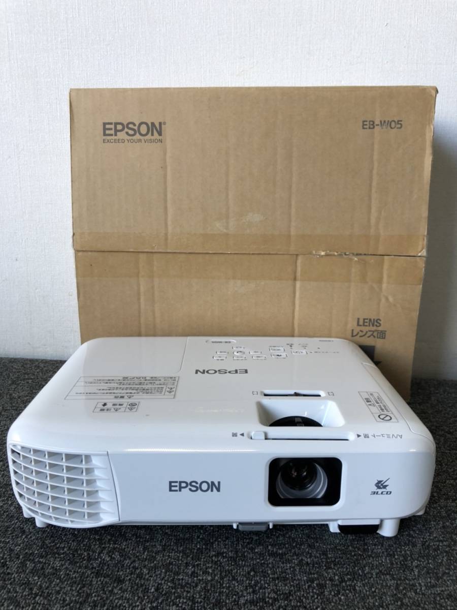 EPSON/エプソン/ビジネスプロジェクター/EB-W05/2017年製/付属品は写真