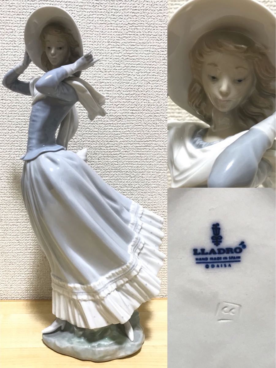 少女 LLADRO リヤドロ フィギュリン 西洋人形 陶人形 置物 スペイン製