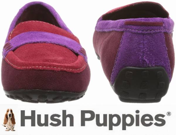 新品/大特価/ハッシュパピーHush Puppies/スリッポン/大塚製靴製品/ドライビング/スエード/US6/約23㎝/赤レッド/紫パープルT3084_同色同デザインですが、別商品の画像です。