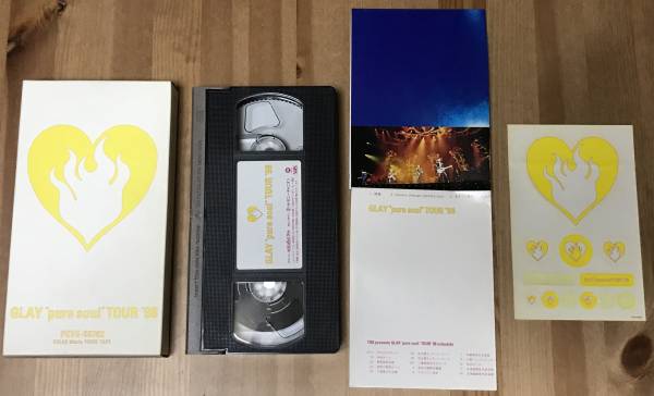 GLAY *pure soul~ TOUR \' 98 VHS regular goods ( secondhand goods 