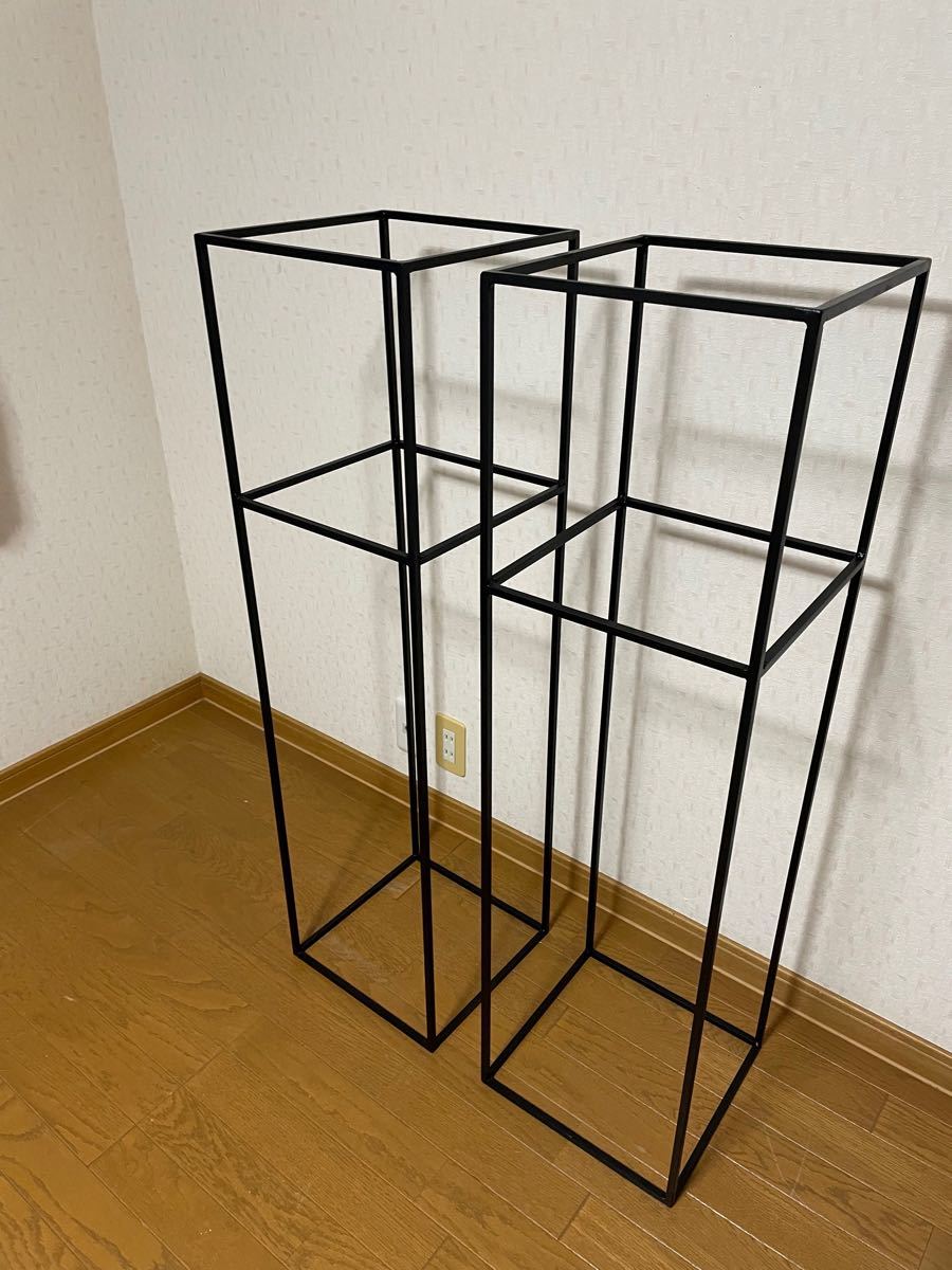 新品同様 アイアンラック 鉄製品 棚 アングルラック 鉄 アイアン