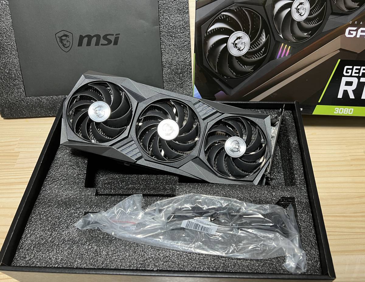 MSI GeForce RTX3080 GAMING Z TRIO 非LHR版-