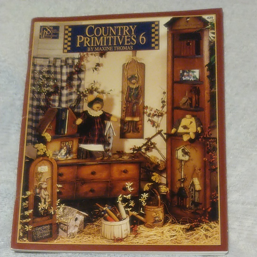 ＊トールペイント洋書、country  primitIVes  ６ マキシントーマス＊