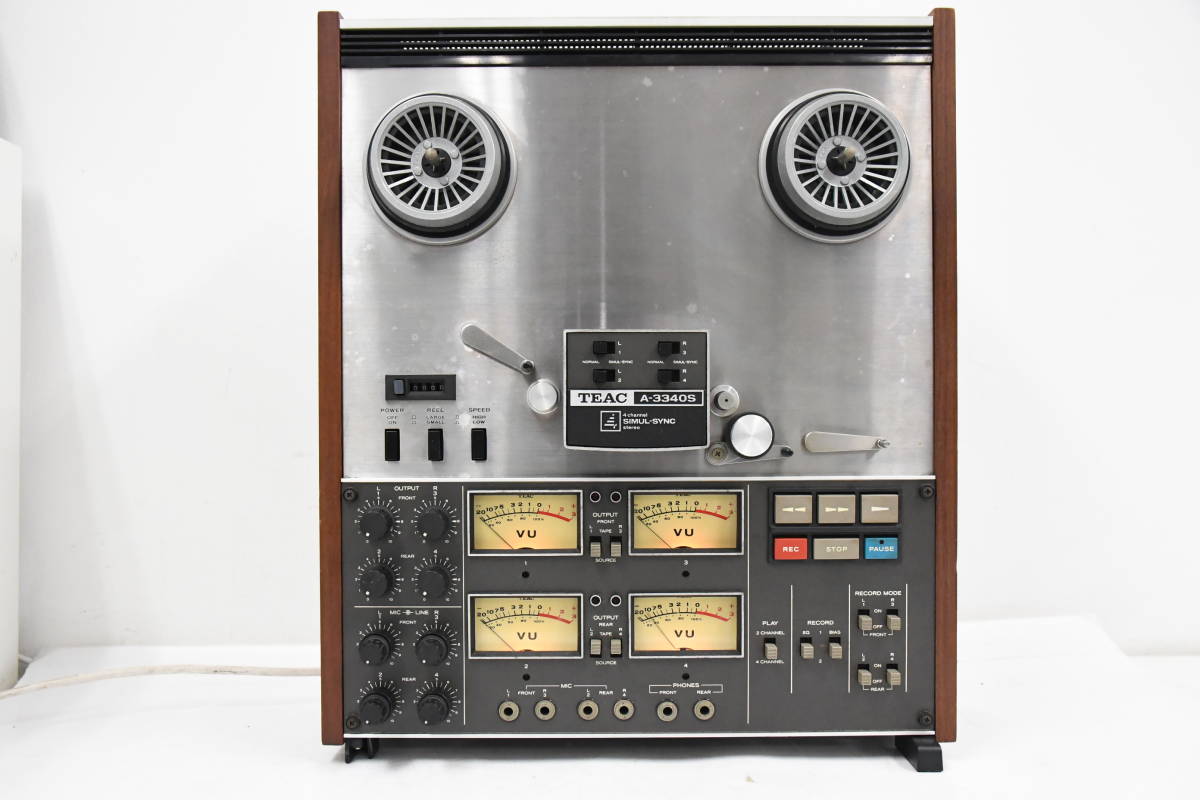 TEAC ティアック A-3340S 4トラ4ch 38cm/s オープンリールデッキ 現状