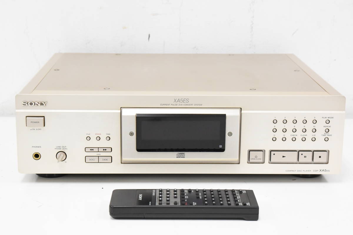 SONY ソニー CDP-XA5ES CDプレイヤー リモコン付 現状品 sonus-records.com