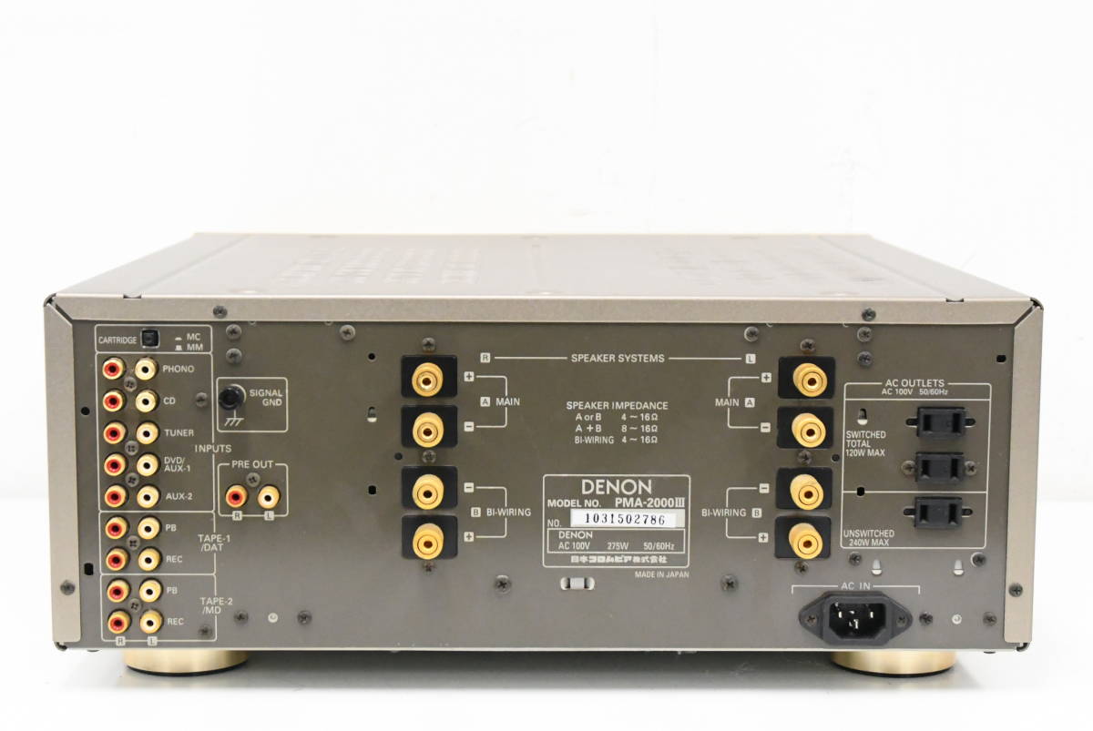 DENON デノン PMA-2000III PMA-2000Ⅲ プリメインアンプ DENON デノン PMA-2000III PMA-2000Ⅲ プリメインアンプ