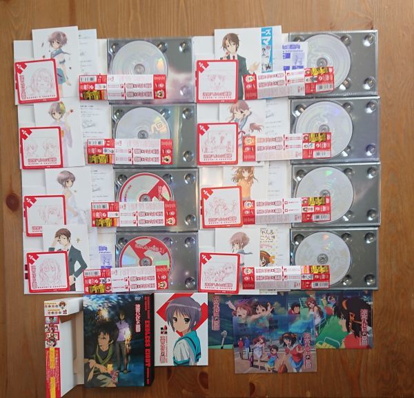 全巻セット!大量特典付き!涼宮ハルヒの憂鬱 2期 DVD 全8巻セット
