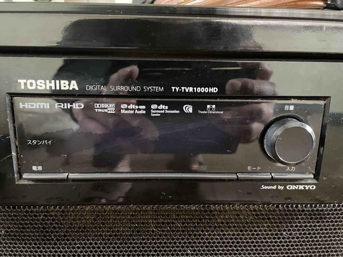 TOSHIBA 3.1ch эффект живого звука подставка система +ONKYOsa объемное звучание, Surround задний динамик 7.1ch комплект 