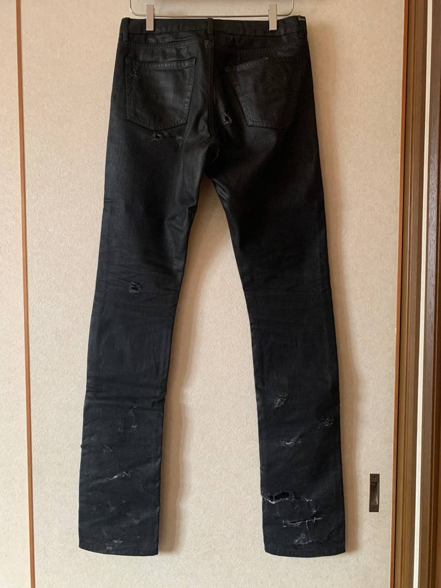 ☆超希少 Dior Homme ディオールオム 日本正規美品 エディ 04SS strip 日本特注 Dior homme 美品 デストロイデニム 04SS デニム/ジーンズ