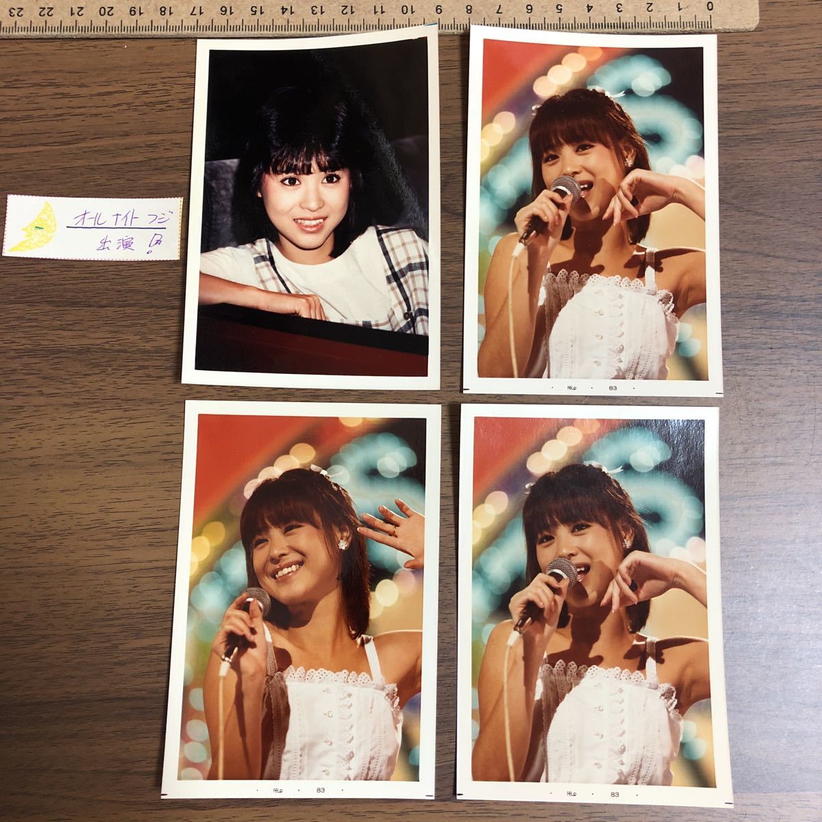 1980年代、松田聖子、生写真、プロマイド、8点、永久保存版、新品額付 Yahoo!オークション - 6. 当時物 レトロ 80年代 松田聖子 生写真