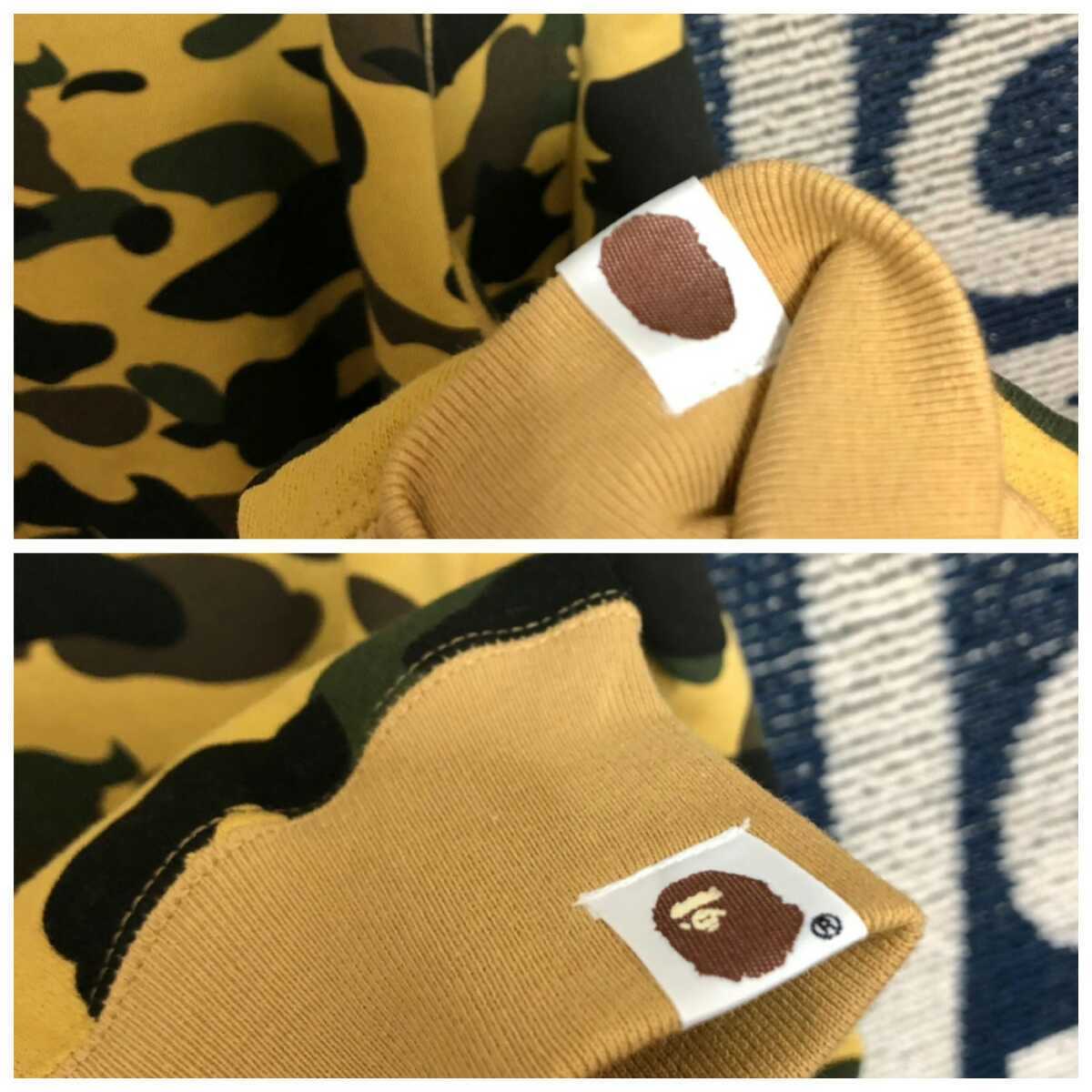 XL 極美品 ベイプ エイプ カモ シャークパーカー APE BAPE 1ST CAMO