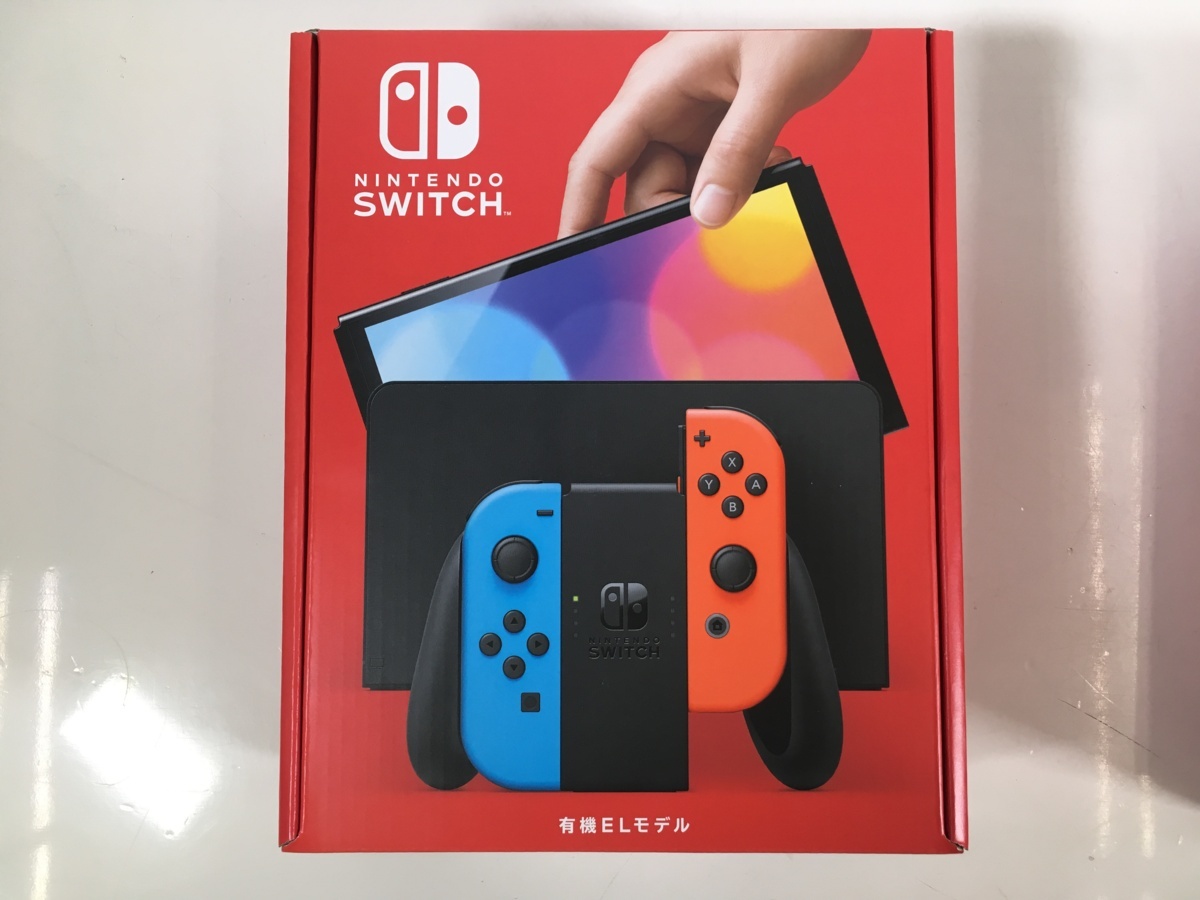 海外販売× 【新品】Nintendo 新型Switch 本体 ネオンブルー/ネオン