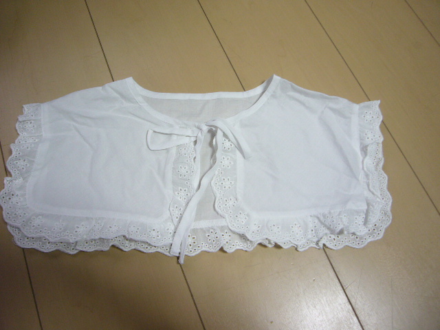 ★ナイスクラップ　NICE CLAUP　continuer de NICE CLAUP タグ付き 半袖ブラウス 付け衿　サイズF レディース 女性　新品未使用品_画像2