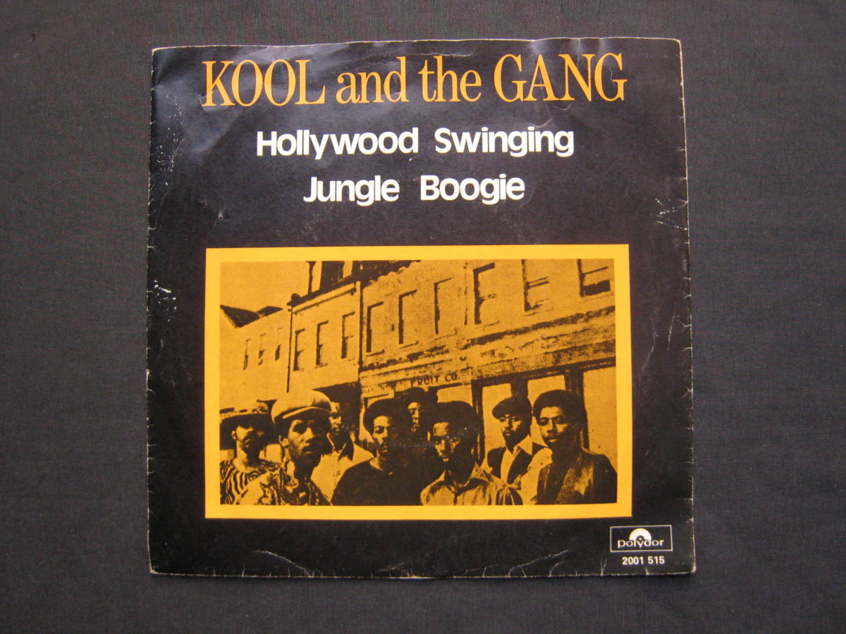 [即決][レア][欧州盤][7インチシングル]★Kool And The Gang Hollywood Swinging/Jungle Boogie★クール&ザ・ギャング★Wild And Peaceful