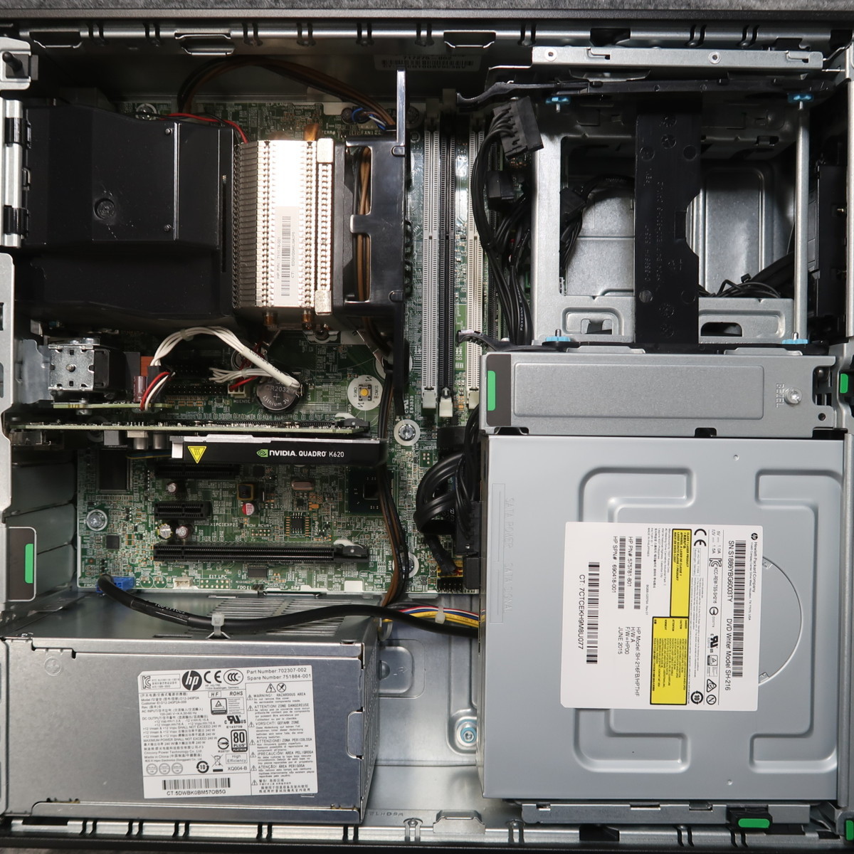 割引特売中 HP Z230 SFF Workstation Xeon E3-1226 v3 3.3GHz 4GB DVDスーパーマルチ nVIDIA Quadro K620 ジャンク A51987