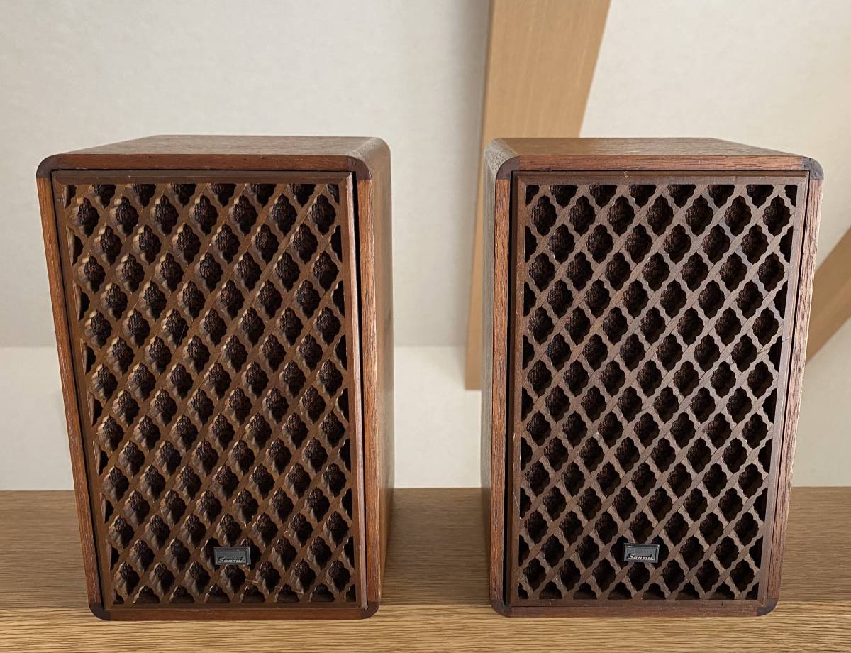 SANSUI SP-M1 小型ブックシェルフ2WAYスピーカーシステム ペア SANSUI SP-M1 小型ブックシェルフ2WAYスピーカーシステム ペア