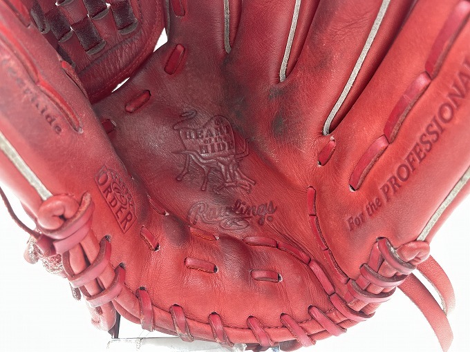 タイムセール商品 三嶋投手実使用 NIKE硬式グラブ 硬式グローブ ナイキ