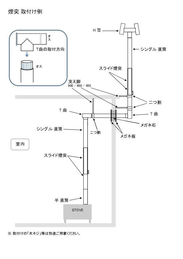 ☆120ミリ用煙突・メガネ石無し 薪ストーブ ダルマストーブ ☆120ミリ用煙突・メガネ石無し 薪ストーブ ダルマストーブ