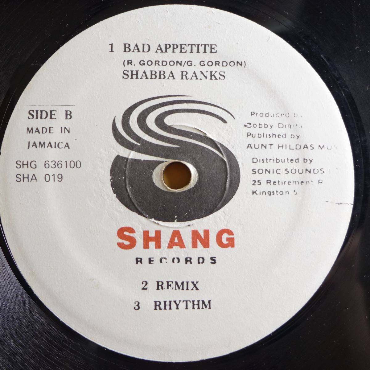 SHABBA RANKS / RAM DANCE HALL - BAD APPETITE [ SHANG ] JA盤 Orig 12 BIG HIT _画像3