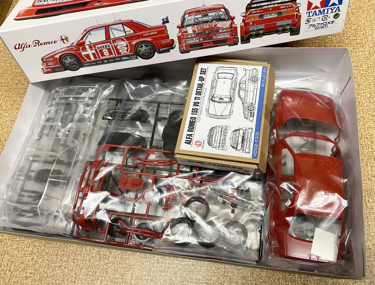 【春夏新色】 アルファロメオ155 タミヤキットとホビーデザインパーツとタブデザインデカールのセット! 【春夏新色】 アルファロメオ155 タミヤキットとホビーデザインパーツとタブデザインデカールのセット!