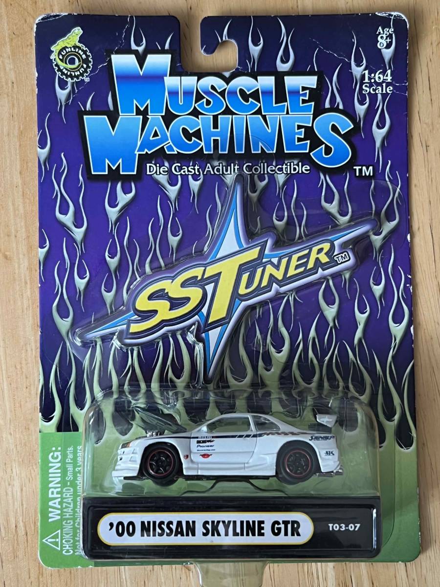 マッスルマシーン Muscle Machines '00 NISSAN SKYLINE GT-R T03-07の画像1