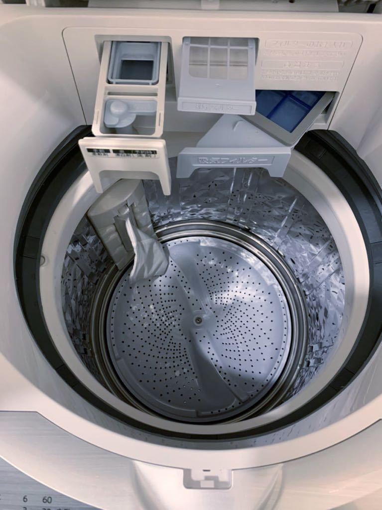 洗濯機 シャープ 8D 保証書、説明書、付属品全て有 洗濯乾燥機