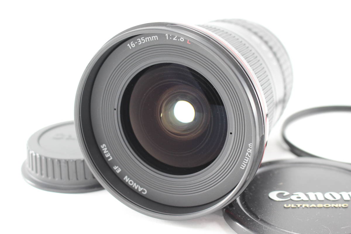 極上品◇Canon キャノン EF 16-35mm F2.8 L II USM◇純正フード付き