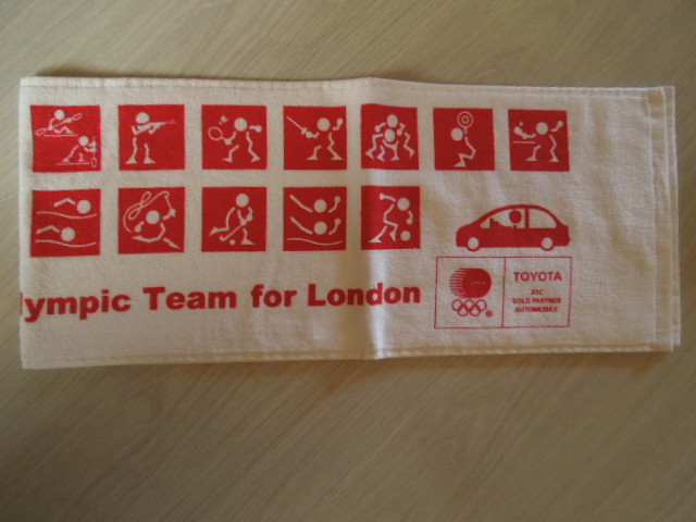 【非売品】ロンドンオリンピック ピクトグラム 日本代表応援マフラータオル_画像3