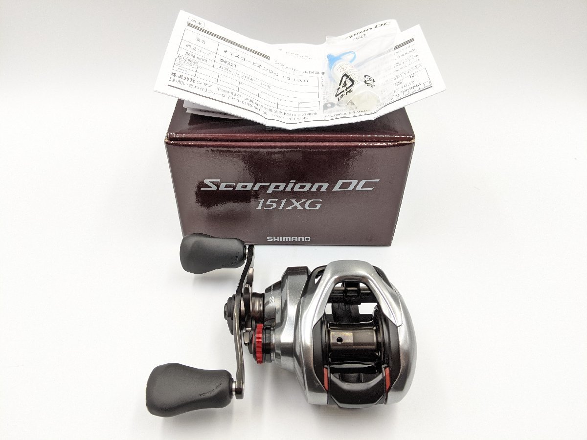 管31177) 超美品 Shimano シマノ 21 スコーピオンDC 151XG バス ソルト