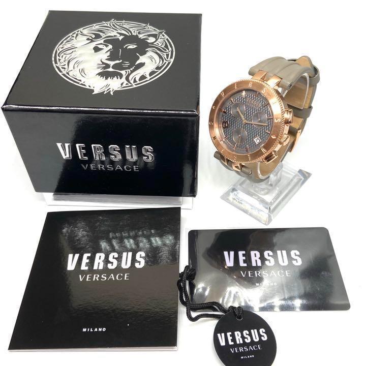 一円出品 Versus Versace ヴェルサス ヴェルサーチ メンズ 腕時計 