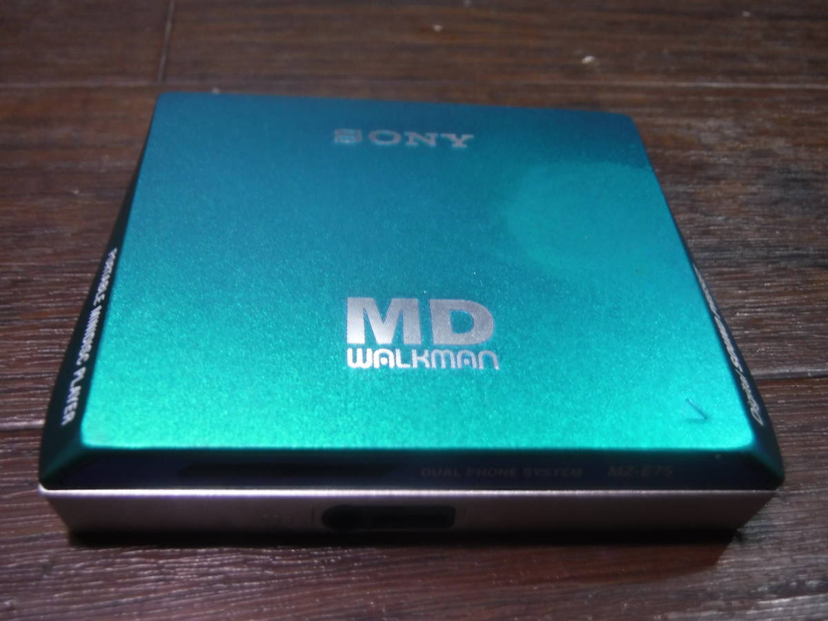 大人気 MDウォークマン スパークリンググリーン MZ-E75 良品 ...